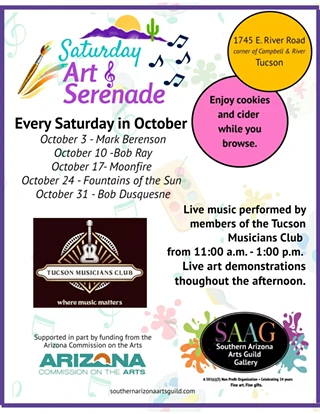 Image: Art & Serenade Makes October Saturday Afternoons Artful