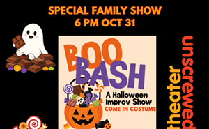 Image: Boo Bash - Indoor Trick or Treating followed by a Family-Friendly Improv Show