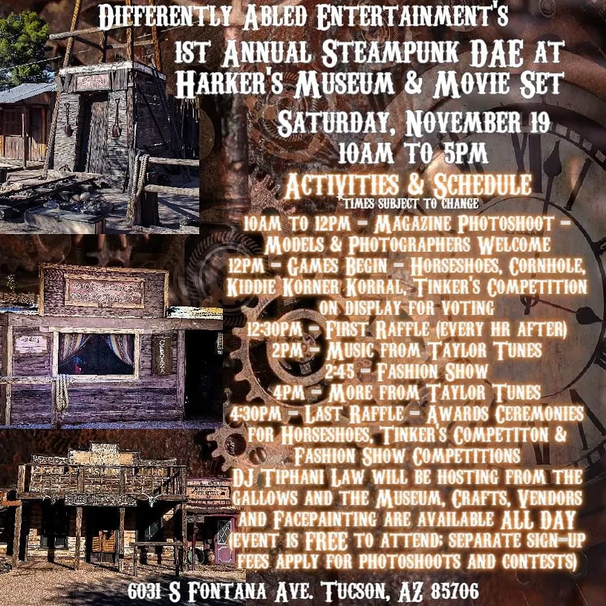 Steampunk DAE Activities Schedule