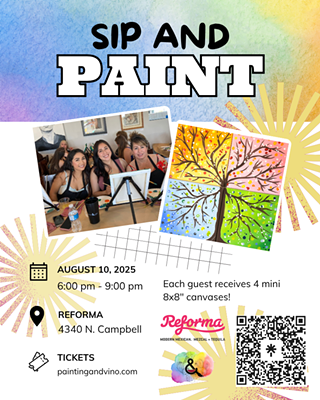 Image: Four Seasons Paint and Sip at Reforma