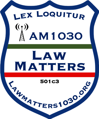 Image: Law Matters live radio show
