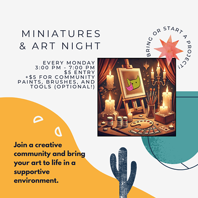 Image: Miniatures & Art Night