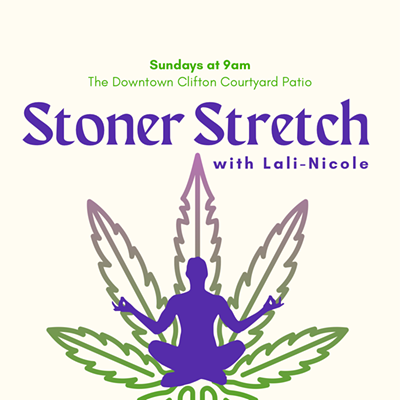 Image: Stoner Stretch Sundays: A 90 min Wake, Bake & Stretch Session for Adults 21 and older