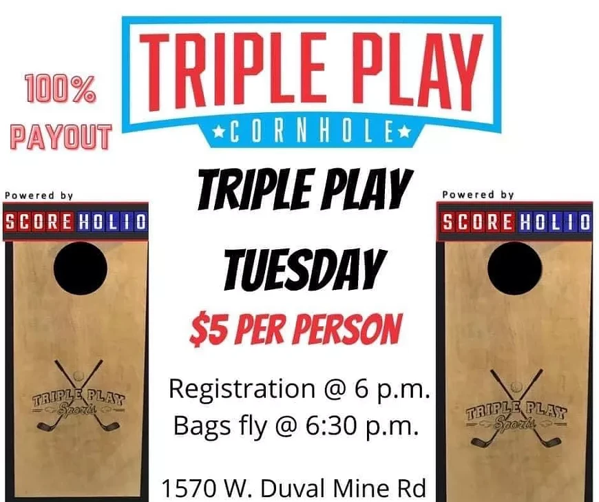 Triple Play Tuesday Cornhole