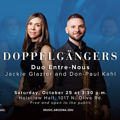 Image: U of A Presents Doppelg&auml;ngers: Duo Entre-Nous, Jackie Glazier and Don-Paul Kahl