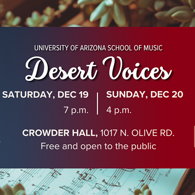 Image: U of A's Desert Voices Fall Concert