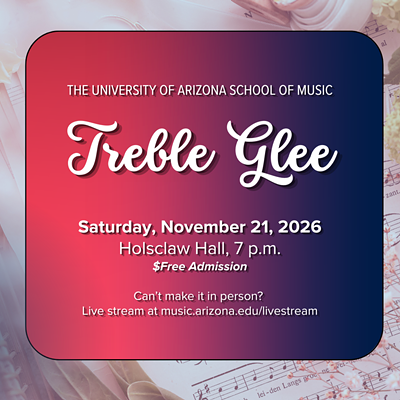 Image: U of A's Treble Glee Fall Concert