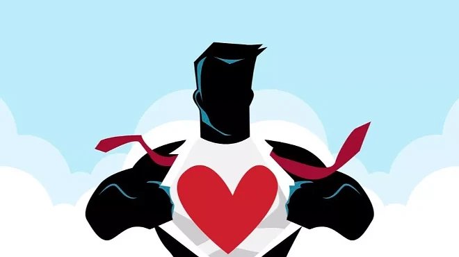 Image: Valentine's Art Night for Couples (Champagne, Chocolates, & Superpower Shadowbox)