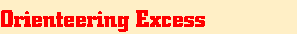 Orienteering Excess